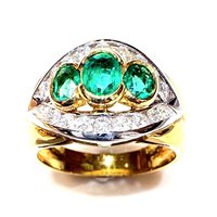 Anillo Sommer Mujer Luxury in Oro amarillo Smeraldo 0.57 Ct 10132869-14 - 10132869-14